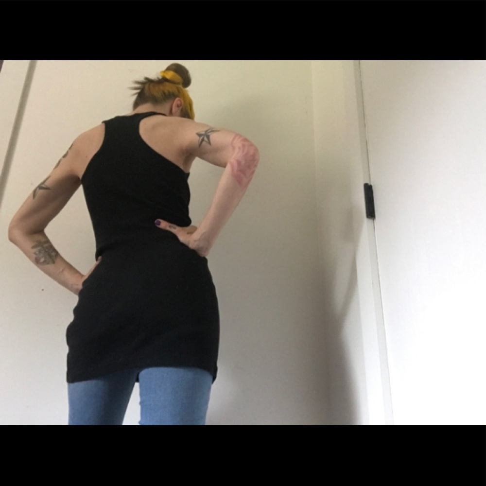 VENUS Racerback Ribbed Tank-top Dress/Shirt Y2K - Picture 2 of 13